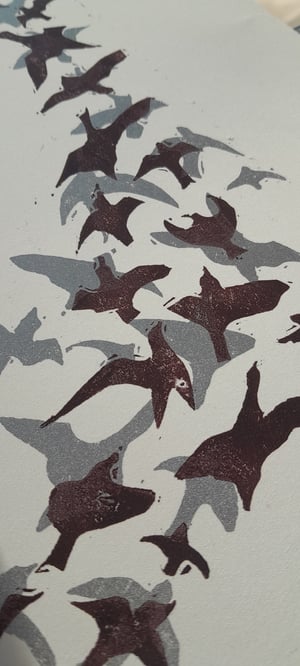 'Wren - King of the Birds' Linocut Print