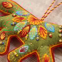 Image 3 of Folk Art Fox Decoration