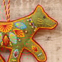 Image 2 of Folk Art Fox Decoration
