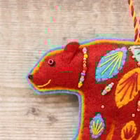 Image 2 of Folk Art Bear Decoration