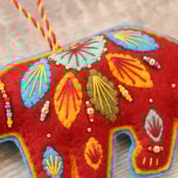 Image 3 of Folk Art Bear Decoration