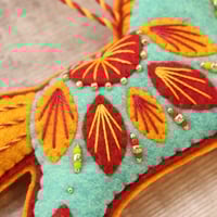 Image 3 of Turquoise Leaping Pony Decoration
