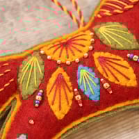 Image 3 of Red Leaping Pony Decoration