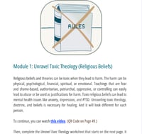Image 3 of Overcoming Church Abuse: 5 Steps to Meaningful Change and Healing - Workbook