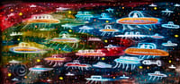 UFOs 11 x 14 Paper Print