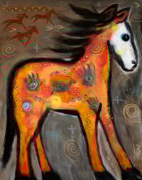 Wild Pony 11 x 14 Paper Print
