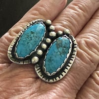 Image 4 of Twin Turquoise Ring