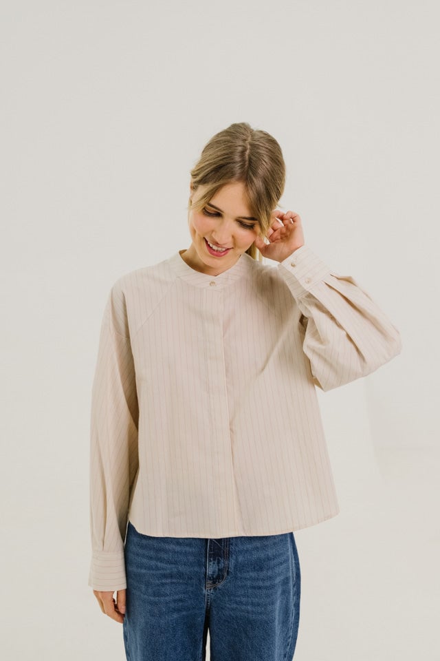 Image of 1-Blusa Alice Cream Beige