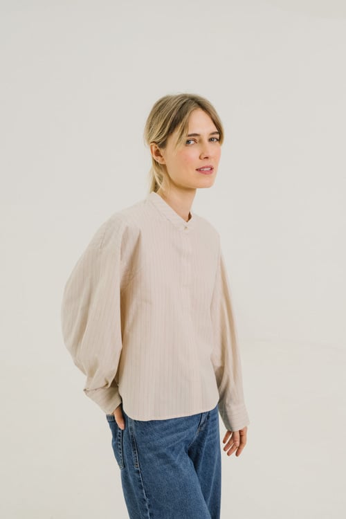 Image of 1-Blusa Alice Cream Beige