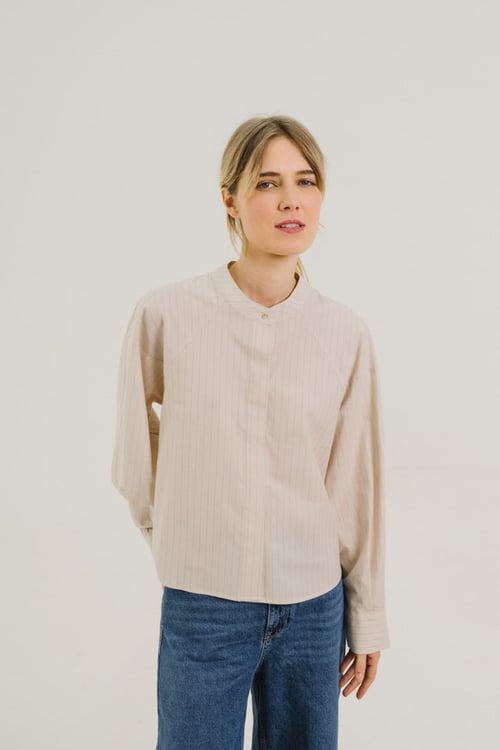 Image of 1-Blusa Alice Cream Beige