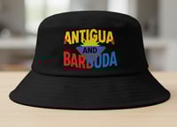 Image 1 of [BLACK]  ANTIGUA & BARBUDA BUCKET HAT 