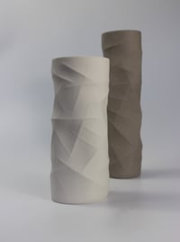 Image 1 of Small White Geo Vessel