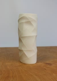 Image 2 of Small White Geo Vessel