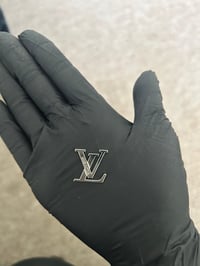 Image 1 of 1 x silver metal L.v. charm (10 LEFT TO PURCHASE)