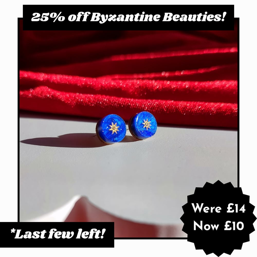 Image of Byzantine Micro Starry Sky Studs