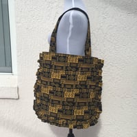 Image 1 of Handmade African Print Tote Bag - Tribal
