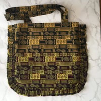 Image 2 of Handmade African Print Tote Bag - Tribal