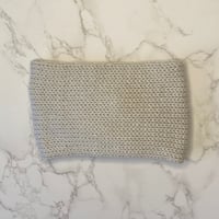 Image 2 of Knit Ear Warmer/Headband - Cream - Handmade