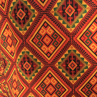 Image 3 of Handmade African Print Tote Bag - Tribal Diamonds