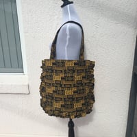 Image 3 of Handmade African Print Tote Bag - Tribal