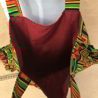 Image 4 of Handmade African Print Tote Bag - Kente