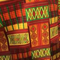 Image 4 of Handmade African Print Tote Bag - Diamond Kente