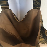 Image 5 of Handmade African Print Tote Bag - Tribal