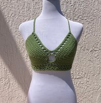 Image 1 of Sage Crochet Journey Crop Top / Bralette - Small