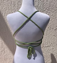 Image 2 of Sage Crochet Journey Crop Top / Bralette - Small
