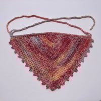 Image 1 of Crochet Cotton Bandana - Autumn