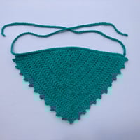 Image 1 of Crochet Cotton Bandana - Aspyn