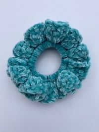 Misty Green Velvet Scrunchie