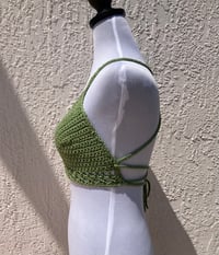 Image 4 of Sage Crochet Journey Crop Top / Bralette - Small