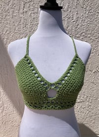 Image 5 of Sage Crochet Journey Crop Top / Bralette - Small