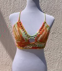 Image 2 of Sunrise Ombre Crochet Journey Crop Top / Bralette