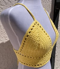 Image 2 of Yellow Crochet Lilly Top - Medium