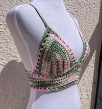 Image 2 of Pink Camo Crochet Lilly Top - Small