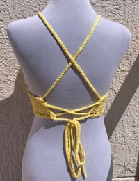 Image 3 of Yellow Crochet Lilly Top - Medium