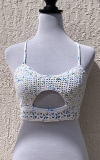 Image 2 of Happy Go Lucky Crochet Sneak A Peek Top - Small