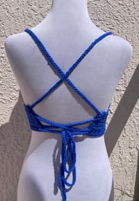 Image 3 of Royal Blue Crochet Lilly Top - Medium