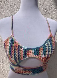 Image 3 of Coral Sea Crochet Sneak A Peek Top - Small
