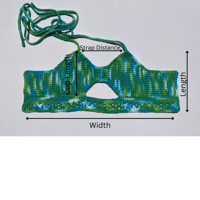 Image 5 of Emerald Ombre Crochet Sneak A Peek Top - Small