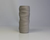 Image 2 of Midi Light Grey Dash Vessel