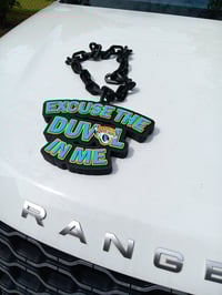 "Jaggy" Logo Chain Multi Color