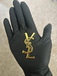  Y s l gold big metal charm (6 LEFT TO PURCHASE)