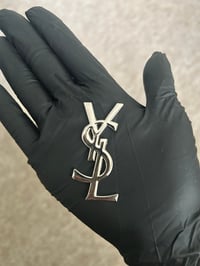 Y s l silver big metal charm (3 LEFT TO PURCHASE)