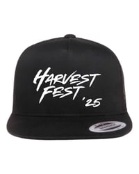 Black Snapback Hat - Harvest Fest 25'