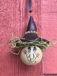Gourd witch ornament