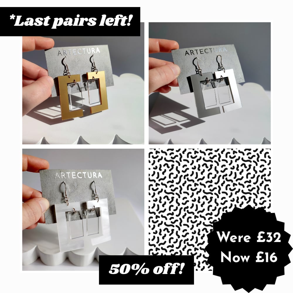 Image of Savoye C-Arch Window Earrings