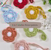 6 in 1 Flower Crochet Pattern